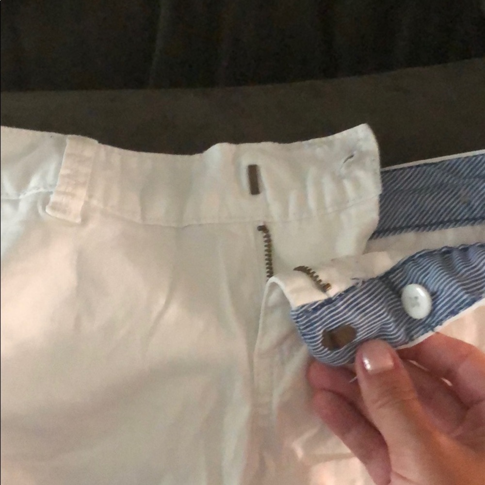 white shorts